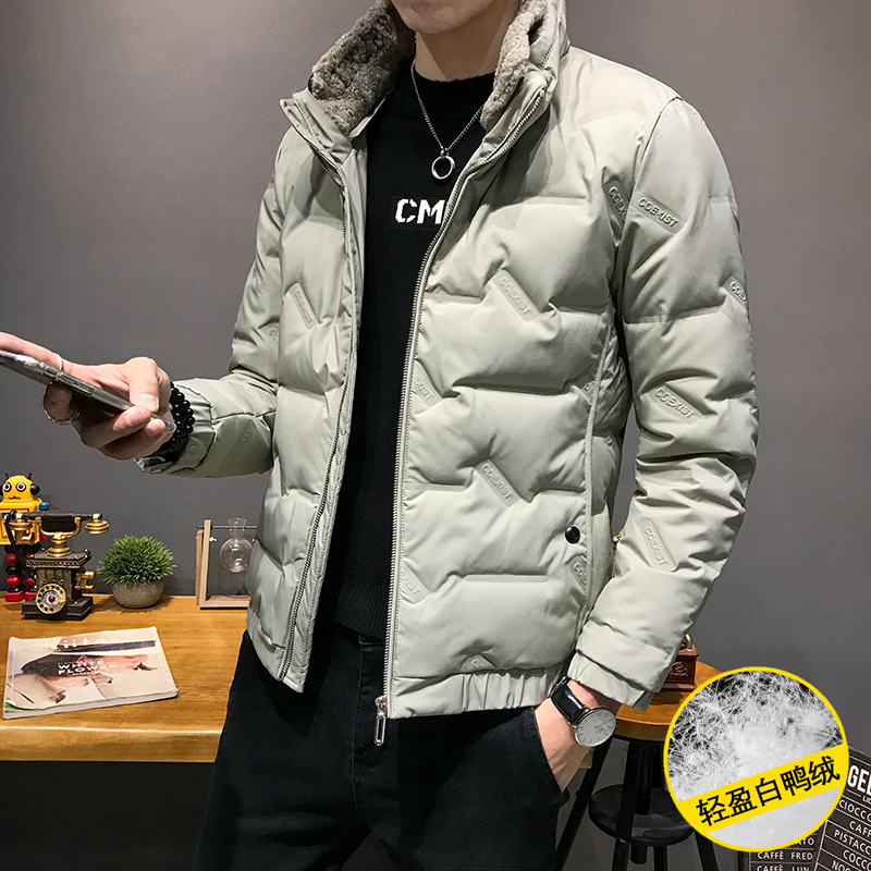 Mã B346: áo khoác nam cổ lông GAHOZ