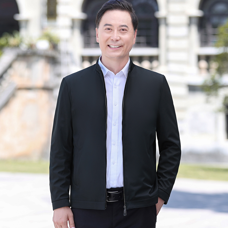 OD904: Áo khoác nam trung niên có ve áo áo khoác nam