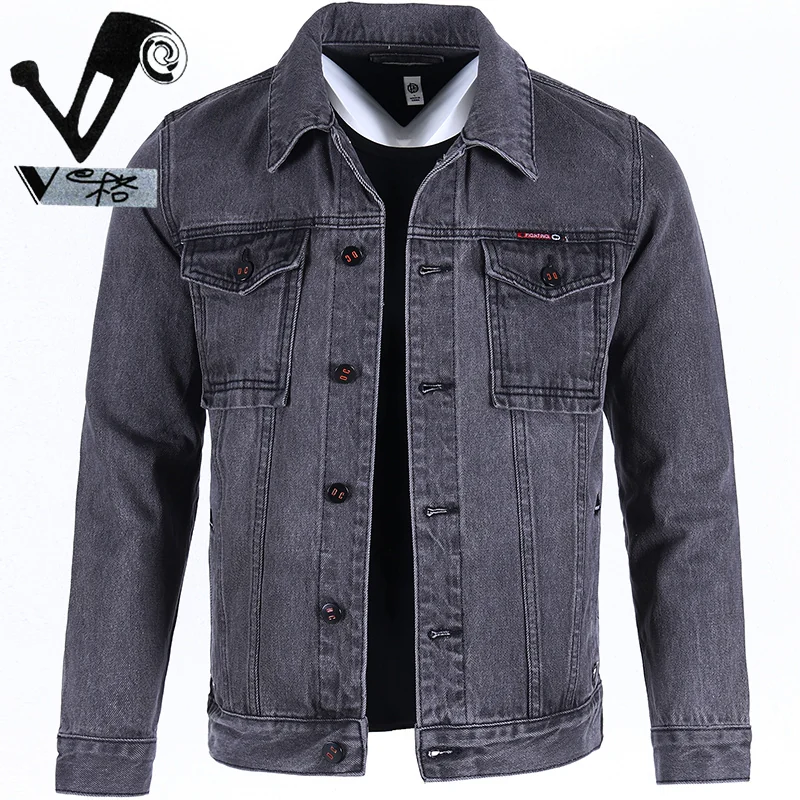 OH119: Áo khoác denim nam cao cấp dáng rộng