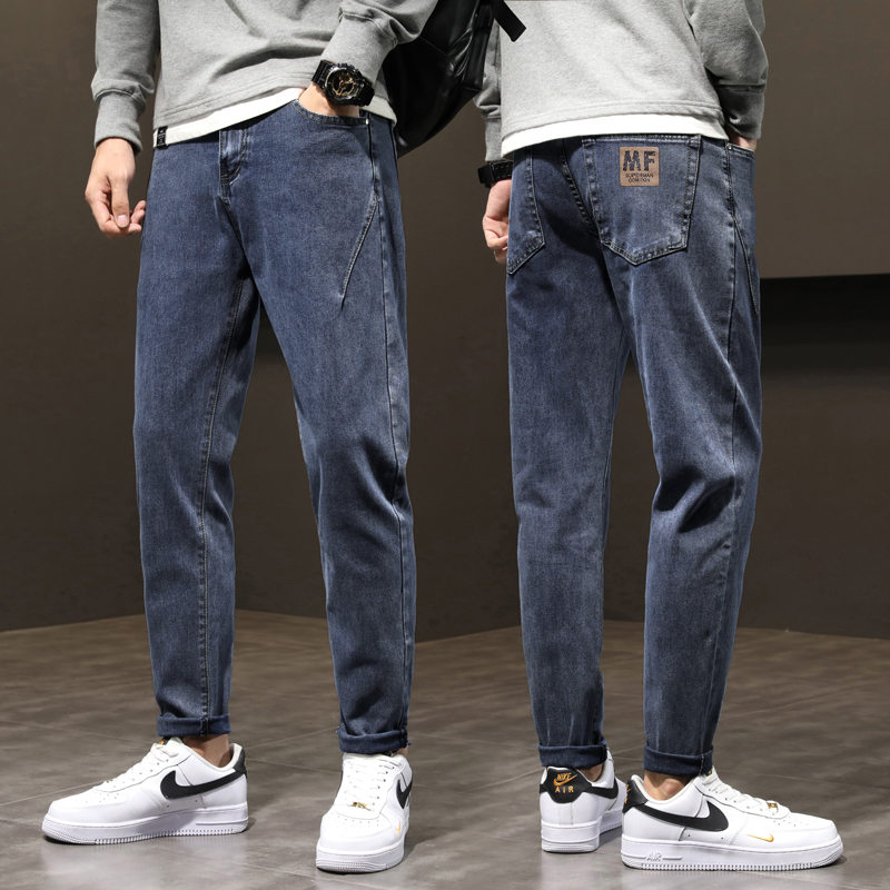 OE108: Quần jeans nam cao cấp quần dài ống đứng