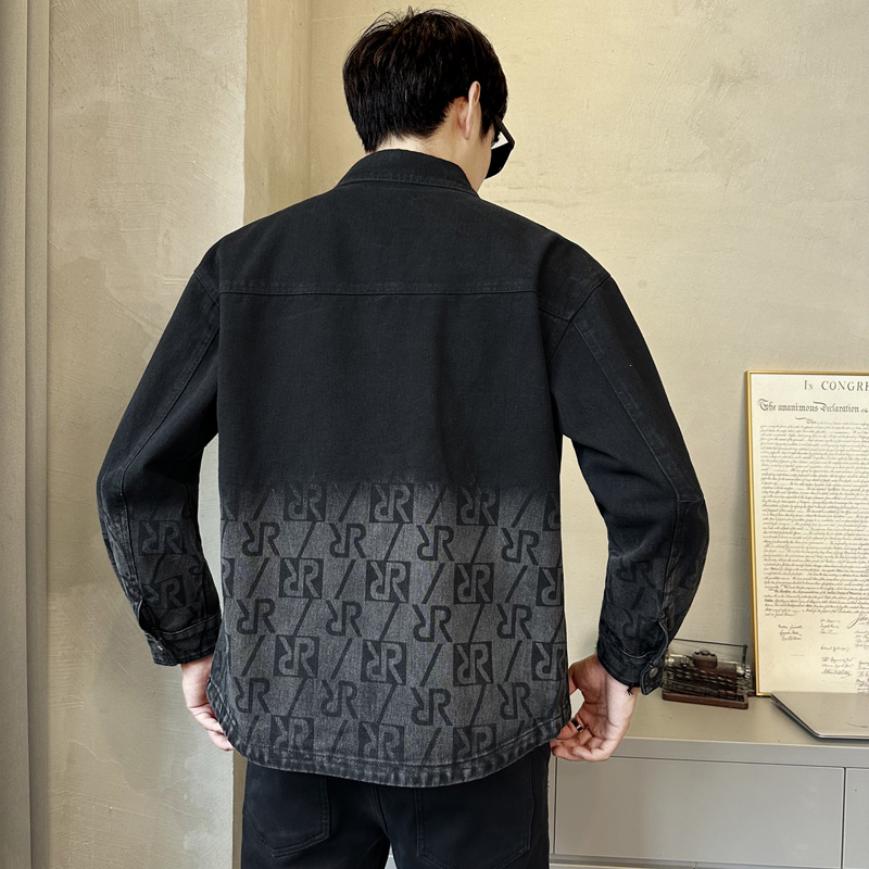 OE081: Áo Khoác Nam Xuân Thu Áo Khoác Denim Dành Cho Nam