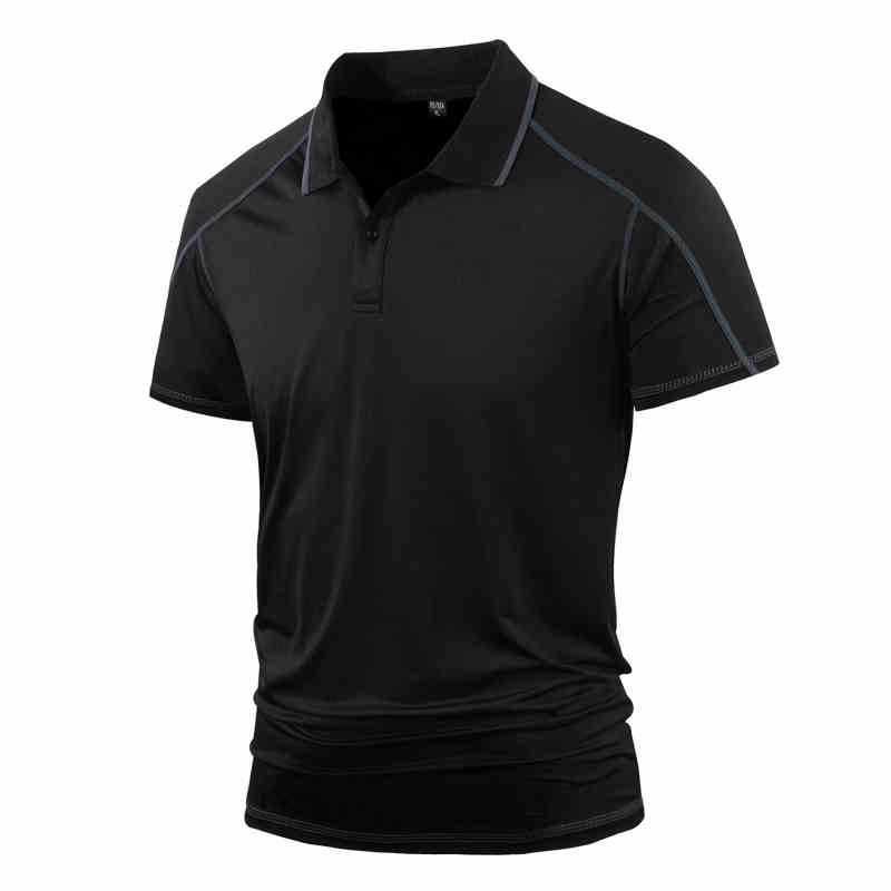 C319: áo sơ mi POLO nam thể thao áo thun nam băng lụa mùa hè ATN