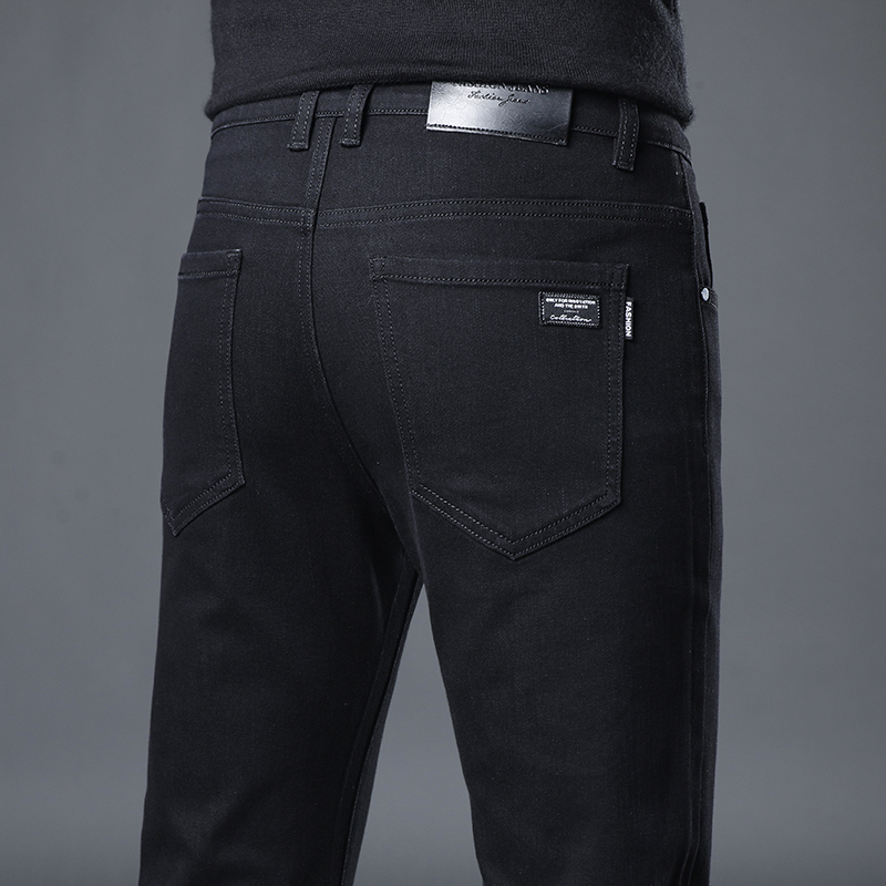 OE770: Quần jeans nam mùa hè mỏng rộng rãi thẳng co giãn ôm vừa vặn