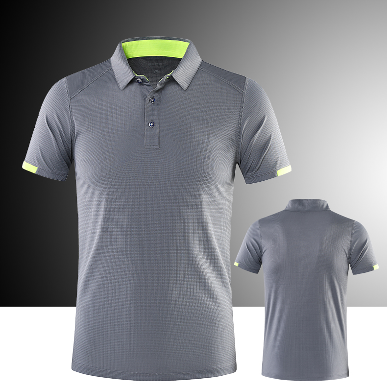 OE284: Áo thun nam cao cấp polo thể thao tay ngắn thoáng khí cỡ lớn mùa hè