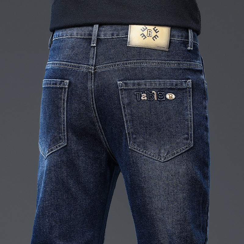 OE770: Quần jeans nam mùa hè mỏng rộng rãi thẳng co giãn ôm vừa vặn