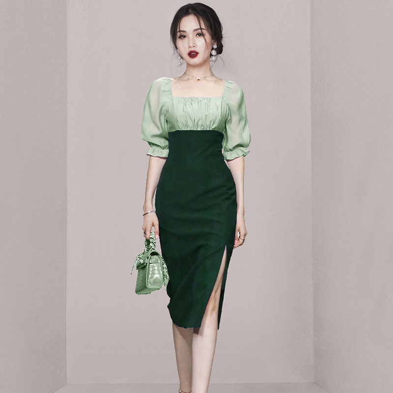 OD144: đầm thiết kế xẻ cao cấp