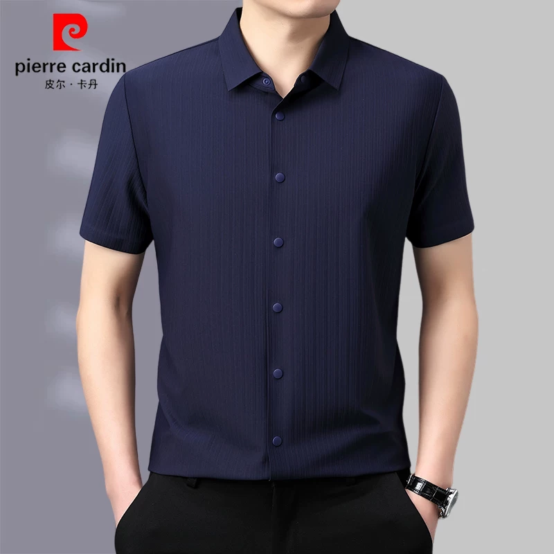OE959: Áo sơ mi ngắn tay mùa hè cao cấp bằng lụa tơ tằm Mulberry dành cho nam