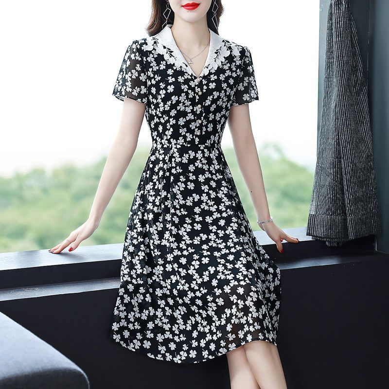 OD481: đầm cao cấp họa tiết thanh lịch