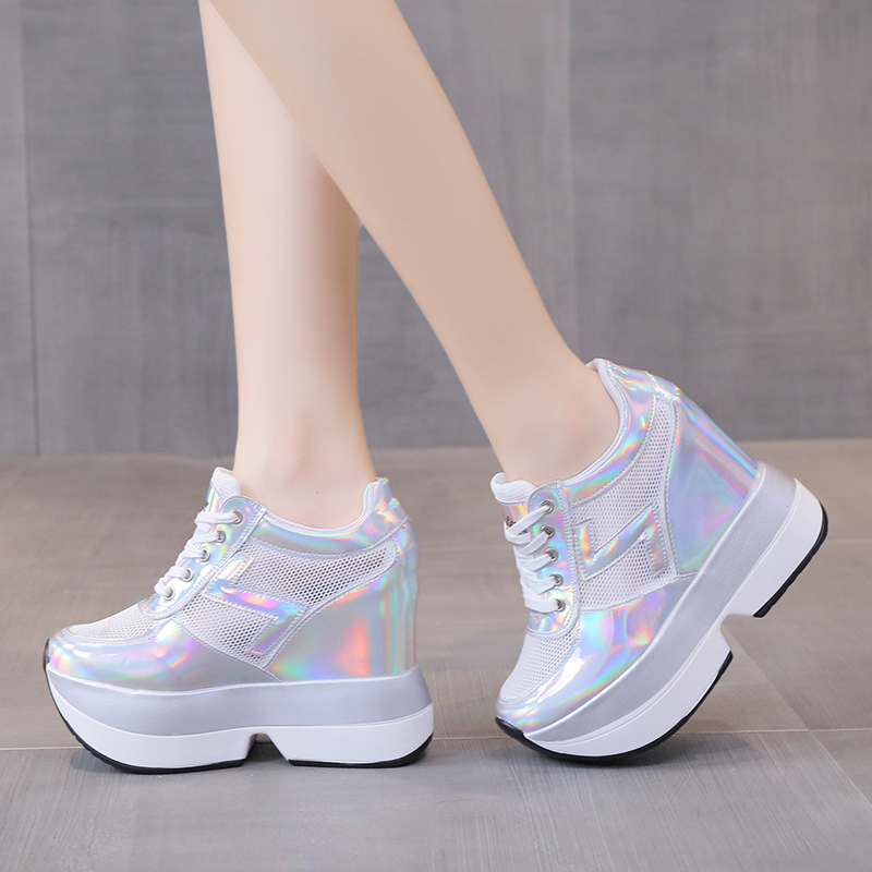 Mã B821: giày thể thao nữ phong cách Hàn Quốc cao cấp độn đế 10,5cm