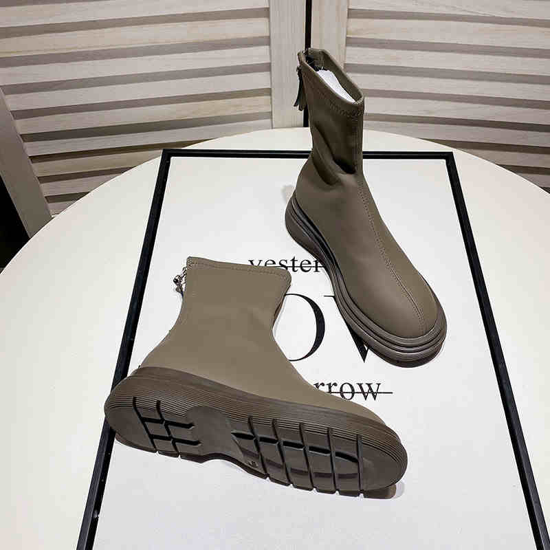C205: giày bốt boot nữ đế dày cao cấp Pc Anh