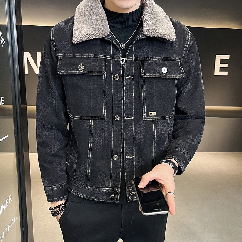 Mã B351: Áo Khoác Denim Nam Gahoz