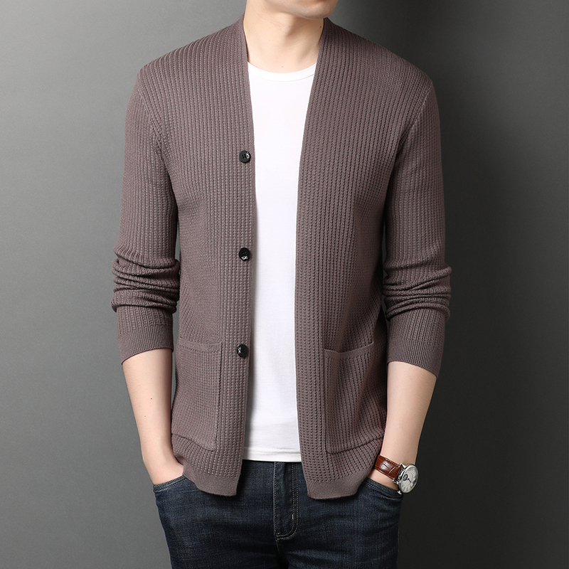 Mã A971: áo len nam cardigan phong cách Hàn Quốc