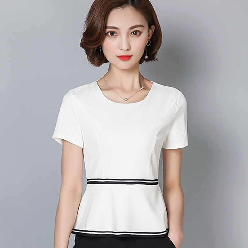 OD128: áo sơ mi nữ eo phối cao cấp