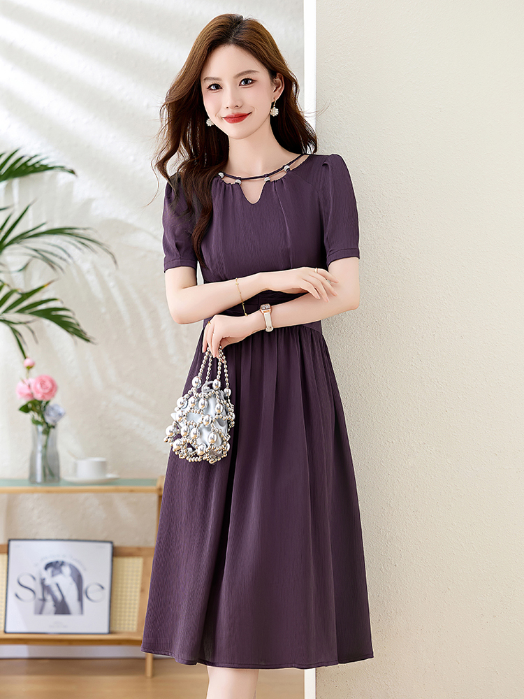 OD646: Váy dài họa tiết khí chất cao cấp c