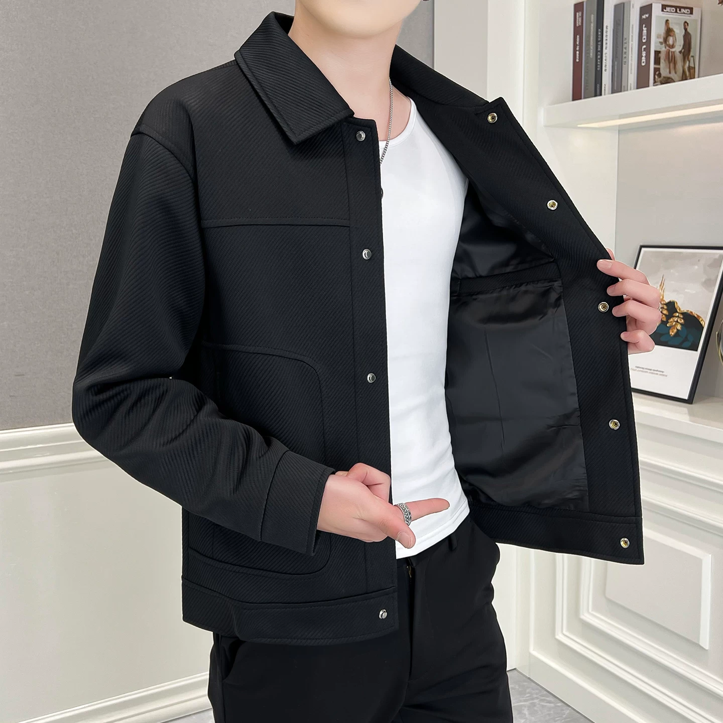 OH129: Áo khoác nam cao cấp kiểu dáng Hàn Quốc mới