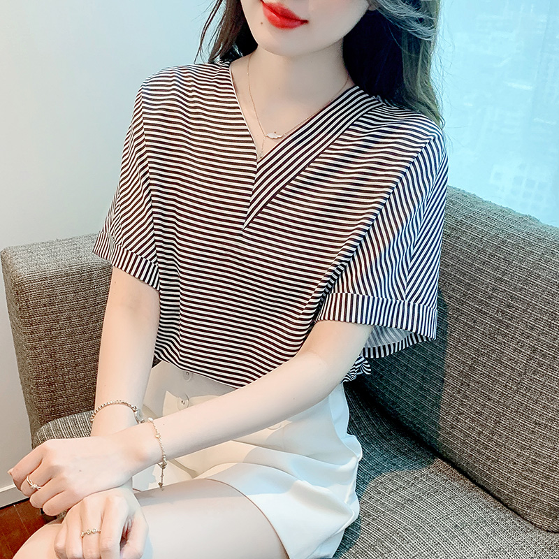 OD018: áo sơ mi nữ kẻ sọc cao cấp NK