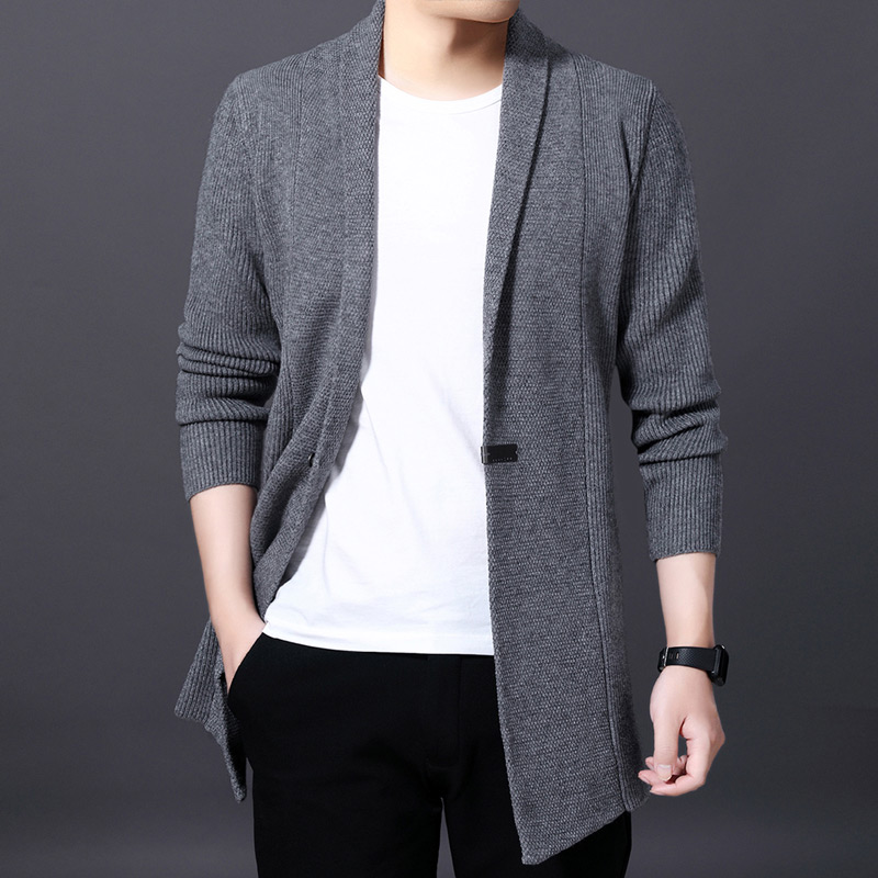 OD947: Áo len cardigan nam dài thời trang mùa thu đông áo ngoài