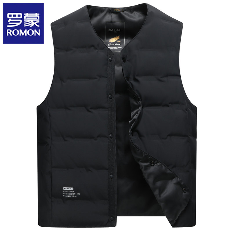 OE943: Áo vest nam cao cấp Romon lông vũ kiểu dáng nhẹ mùa thu đông mới