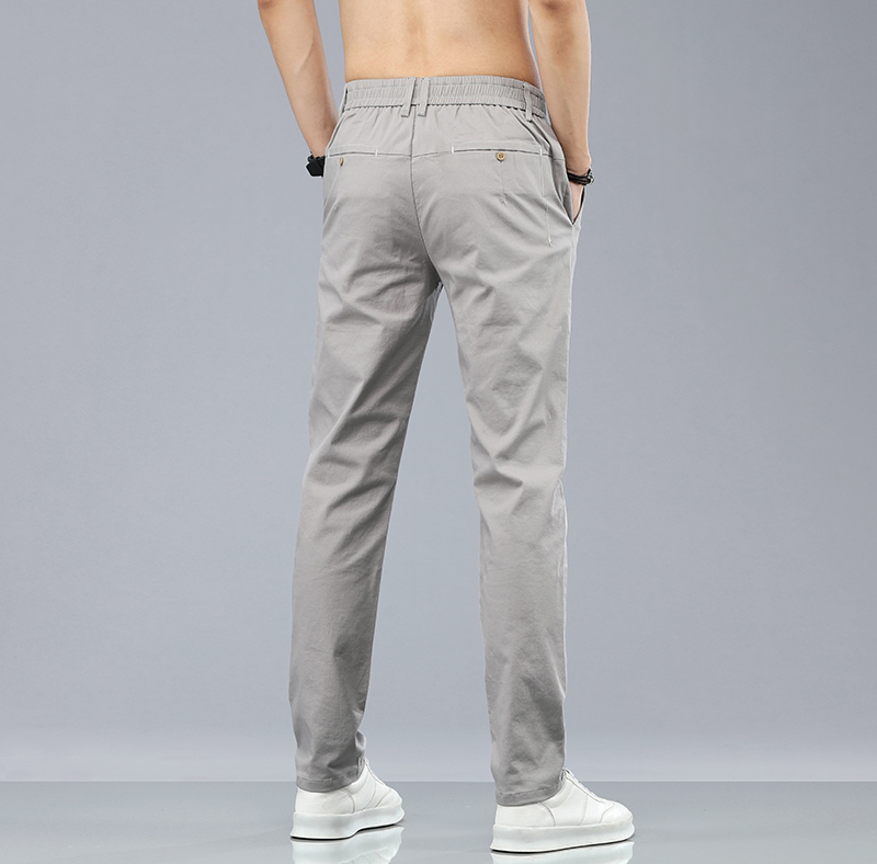 OE852: quần dài nam vải cotton nguyên chất