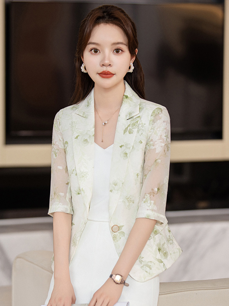 OD073: áo khoác vest nữ mỏng cao cấp
