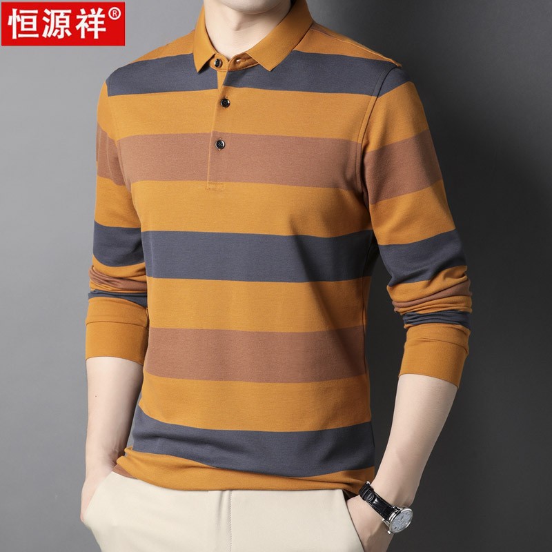 OD289: áo thun nam dài tay cotton ve áo sọc
