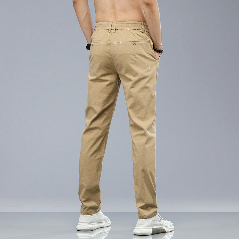 OE852: quần dài nam vải cotton nguyên chất