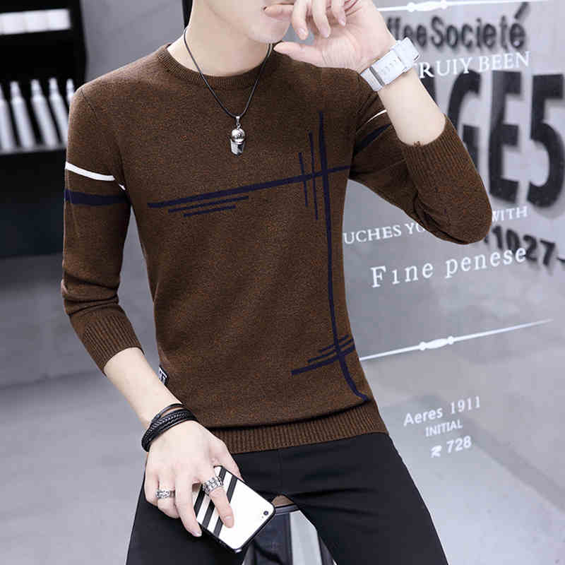 OC731: Áo thun nam cổ tròn thu đông mới