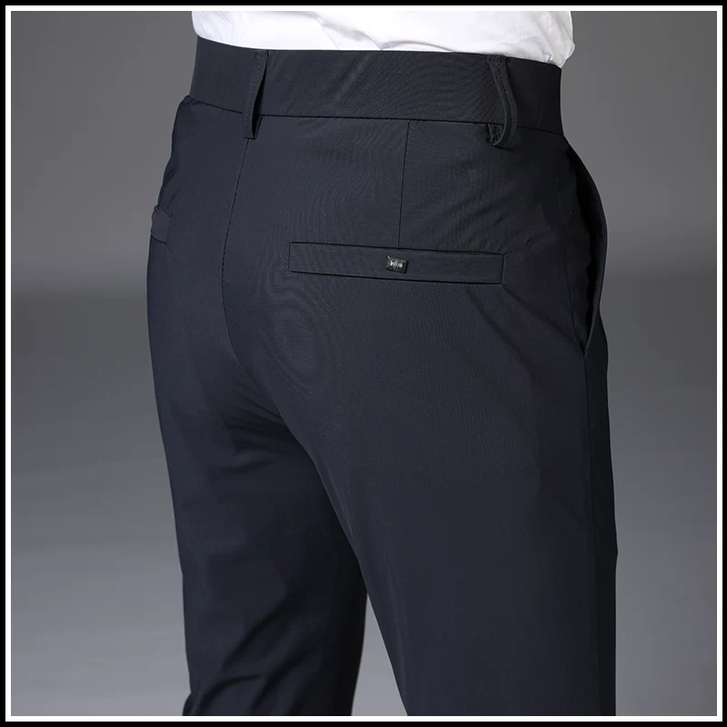 OE952: Quần nam bằng lụa băng nhanh khô, quần công sở