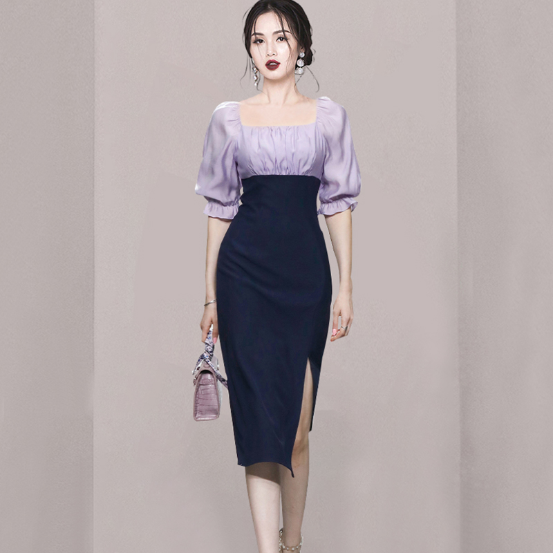 OD144: đầm thiết kế xẻ cao cấp