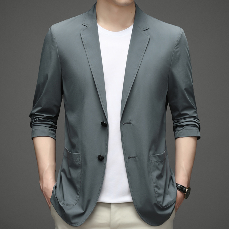 OE476: áo khoác vest nam cao cấp trang trọng