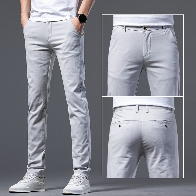 OE792: Quần dài cho nam Quần dài thẳng ôm dáng bằng cotton