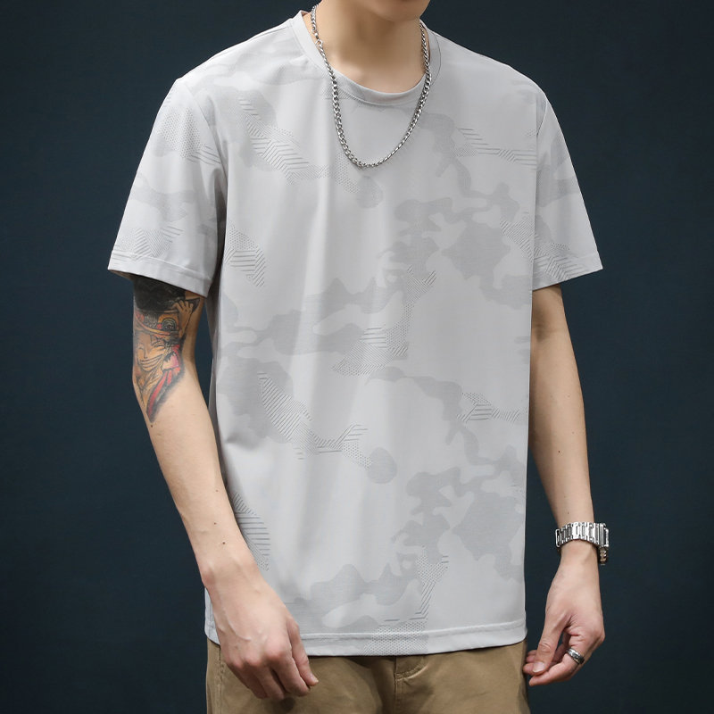 Mã A998: Áo thun ngắn tay nam cổ tròn dáng rộng thể thao