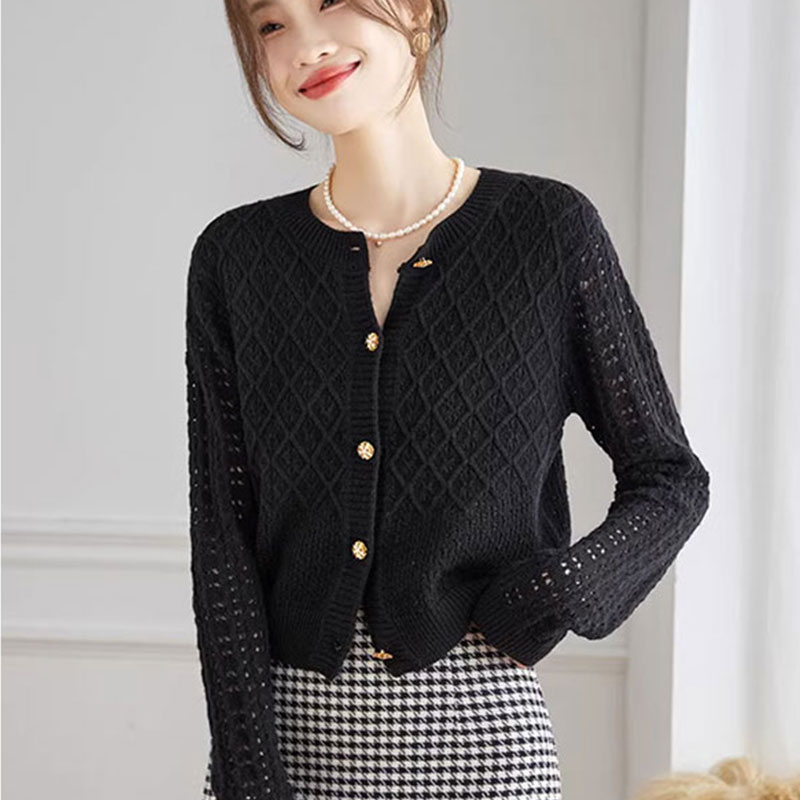 OD489: Áo khoác len dệt kim cho nữ