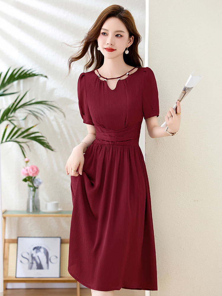 OD646: Váy dài họa tiết khí chất cao cấp c
