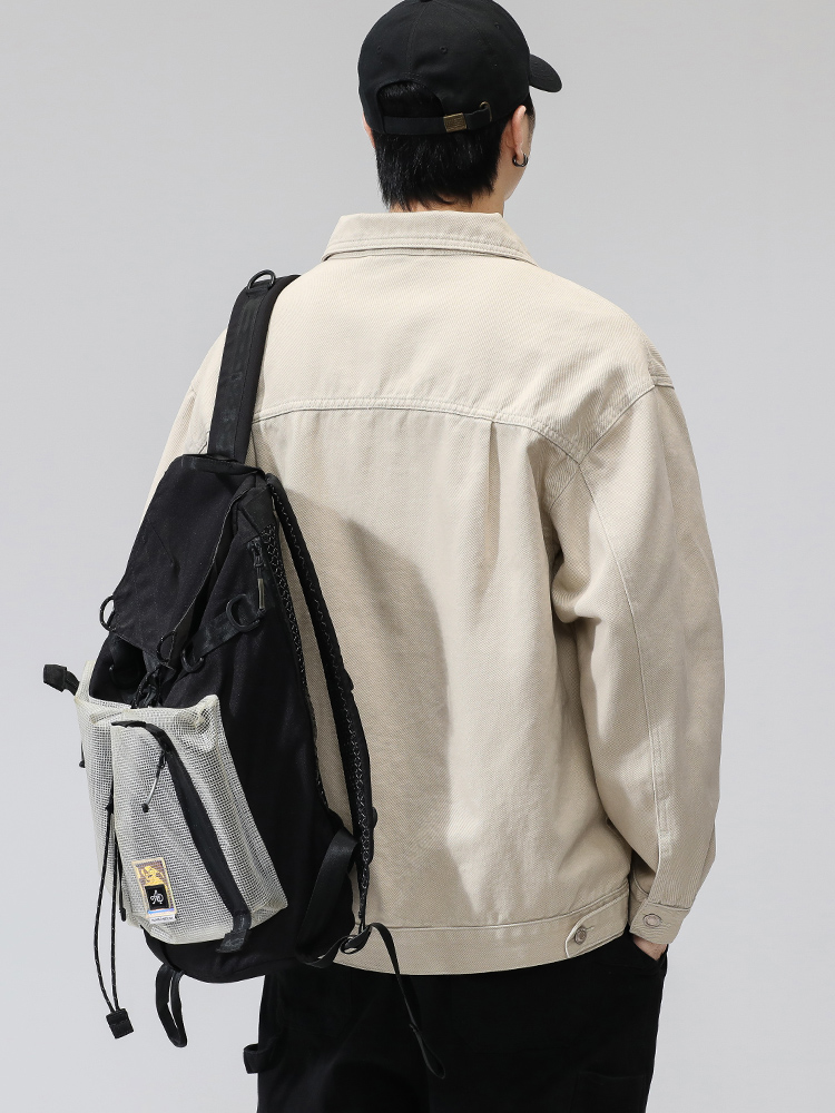OE656: Áo khoác denim cotton cho nam cao cấp