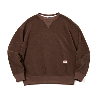 Mã A890: áo len nam chenille cổ tròn phong cách retro Mỹ