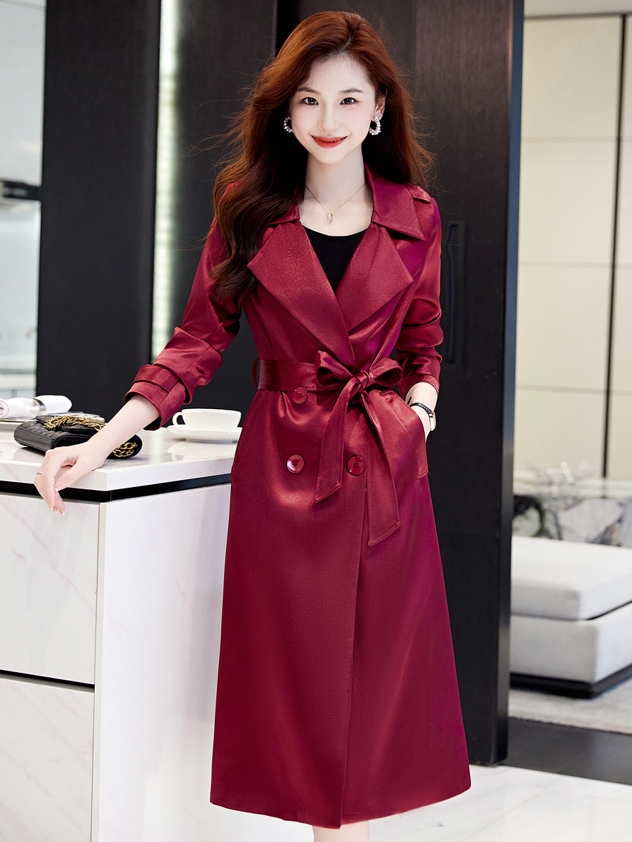 OD582: áo khoác nữ bóng màu trơn cao cấp PC Anh