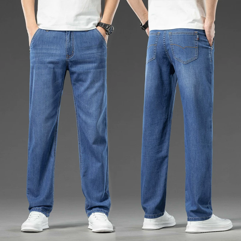 OE948: Quần jeans nam dáng suông ống đứng