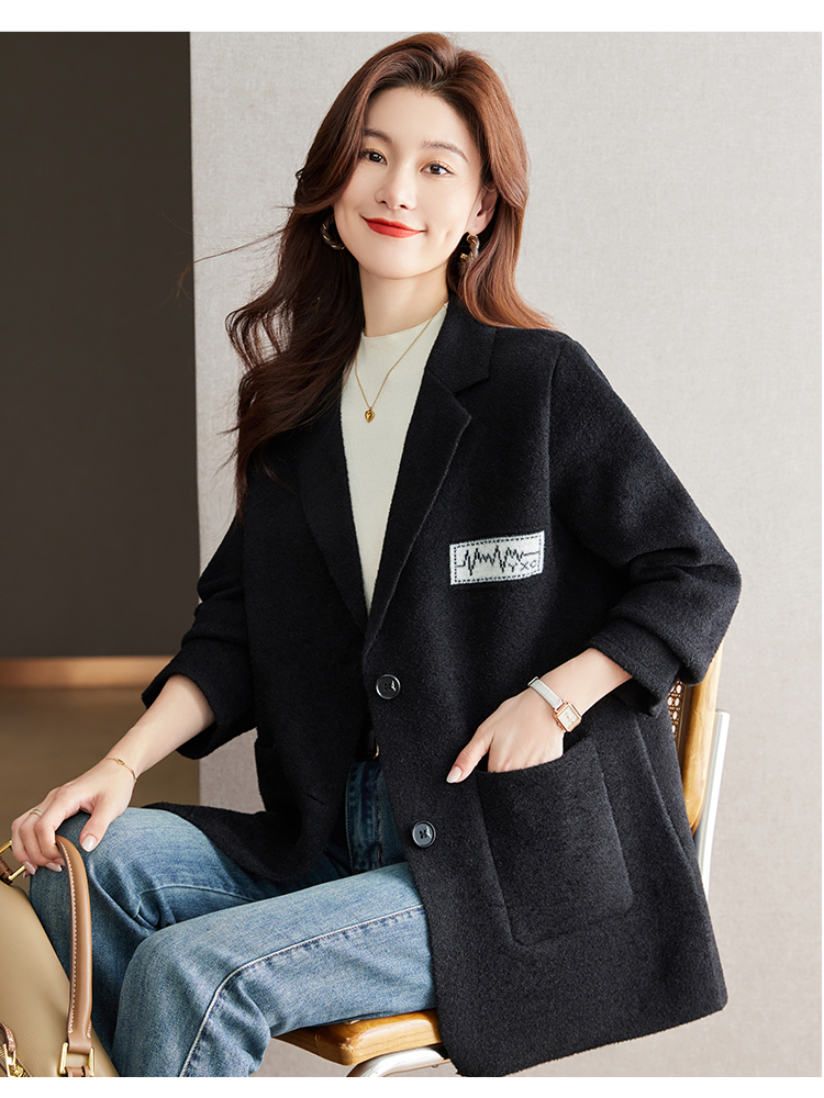 OD849: Áo khoác nữ cashmere dáng rộng