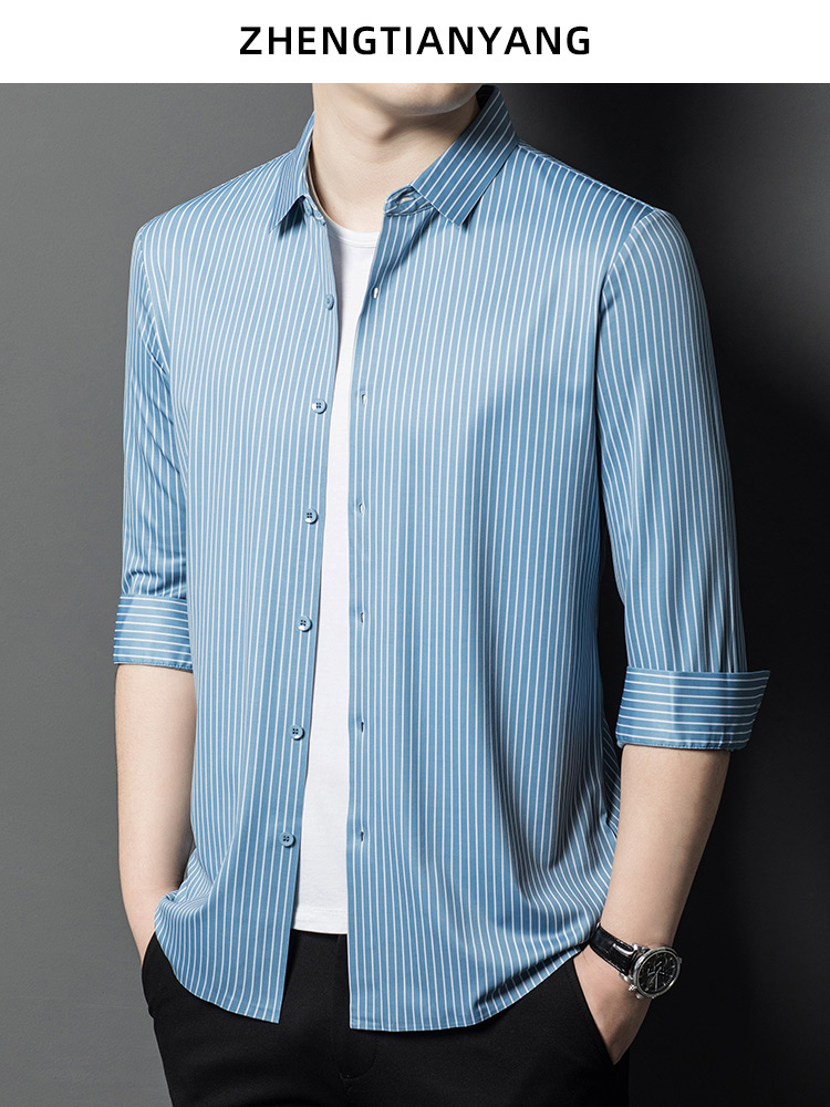 OD398: áo sơ mi nam dài tay nam phong cách Hàn Quốc