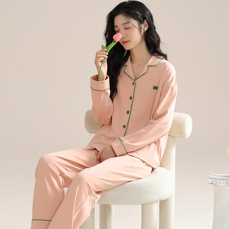 OE519: Bộ đồ ngủ nữ SPNN cotton màu trơn mùa hè cao cấp mặc ở nhà