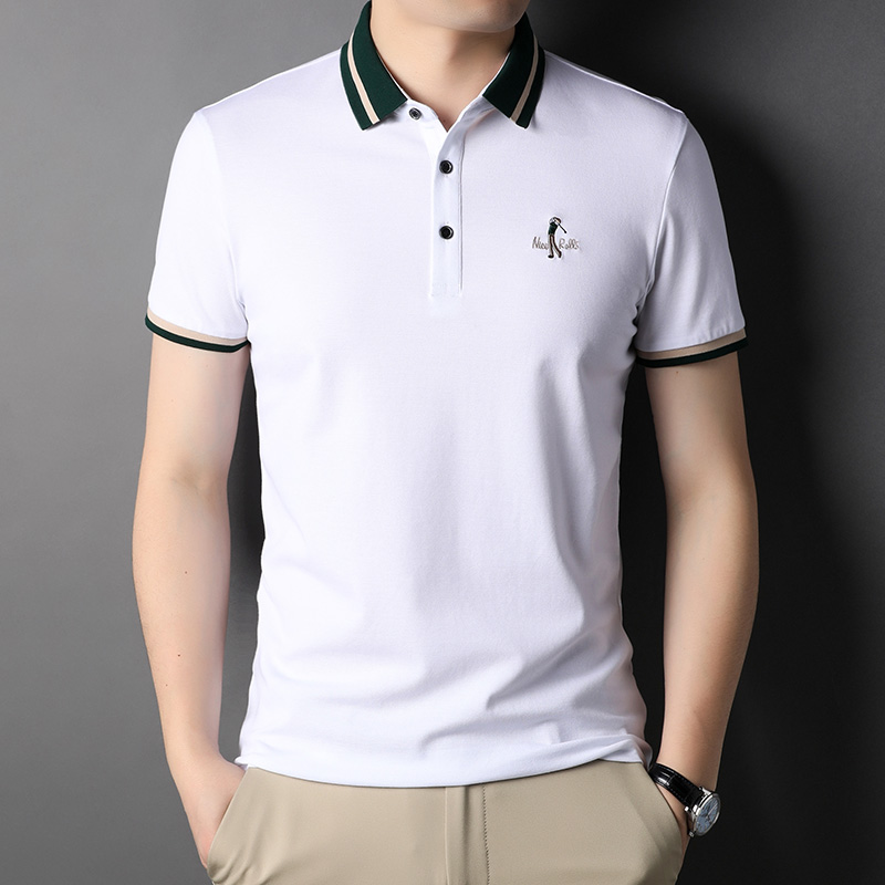 OD303: áo sơ mi nam cao cấp polo cổ phối chất cotton