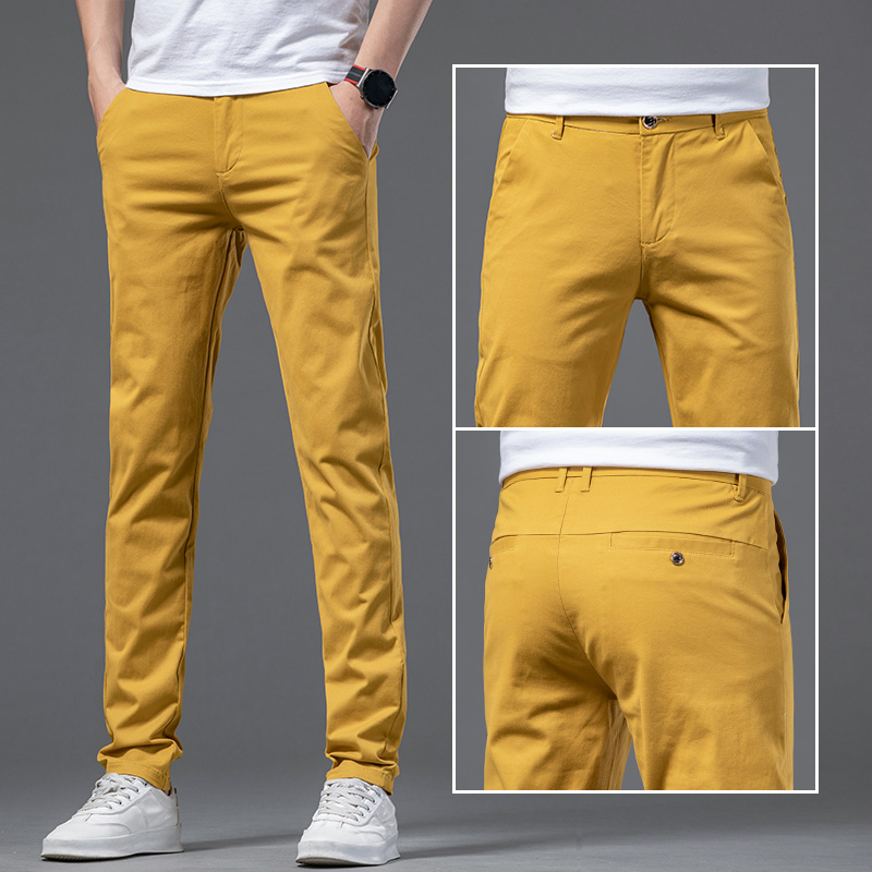 OE792: Quần dài cho nam Quần dài thẳng ôm dáng bằng cotton