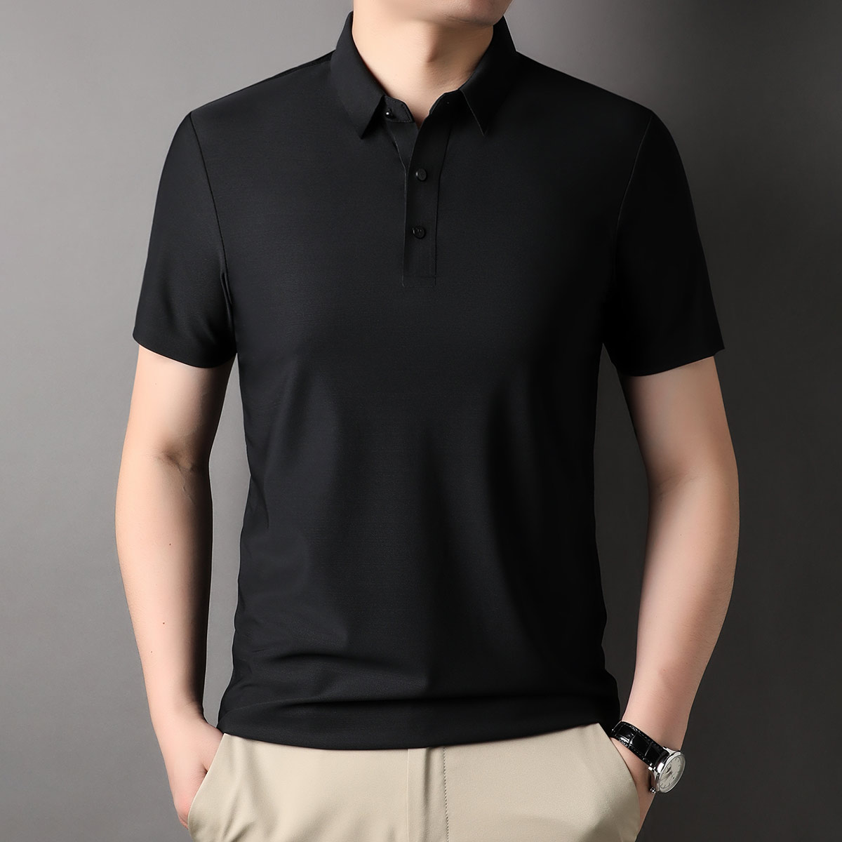OD341: áo thun nam Polo kháng khuẩn