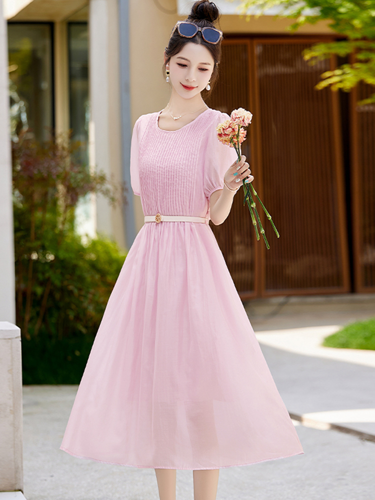 OD603: Váy Tencel giảm tuổi váy dài kiểu Pháp