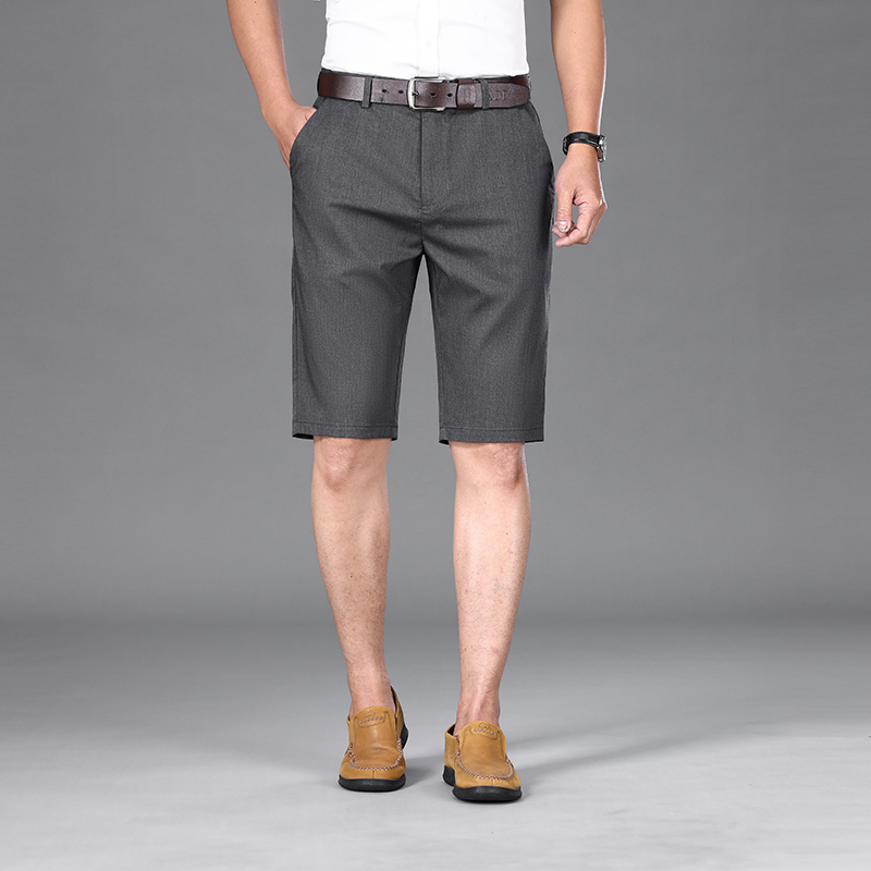 OE699: Quần short nam cao cấp Romon lyocell tencel thường ngày quần short nam cao cấp thẳng cao cấp quần công sở