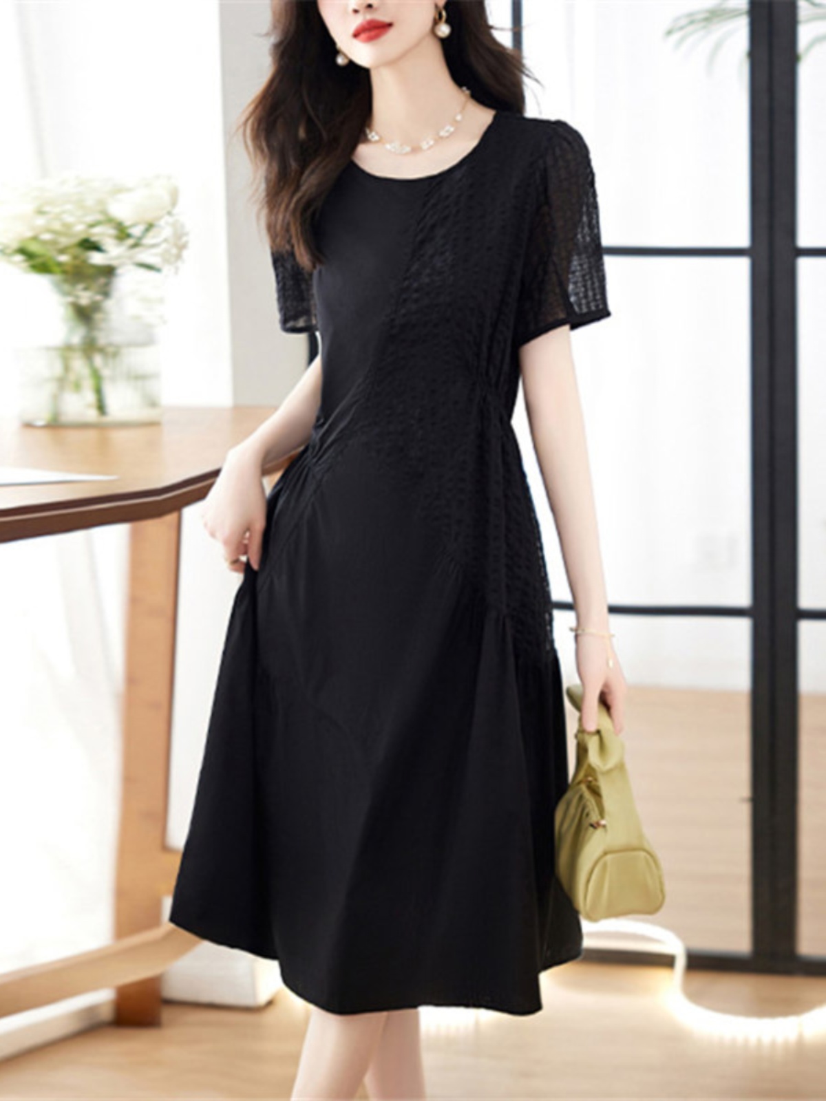 OD609: Váy chữ A đẹp nữ tính cao cấp
