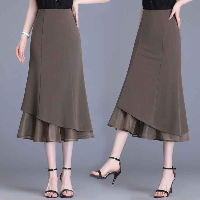 OD219: chân váy dáng dài sang trọng