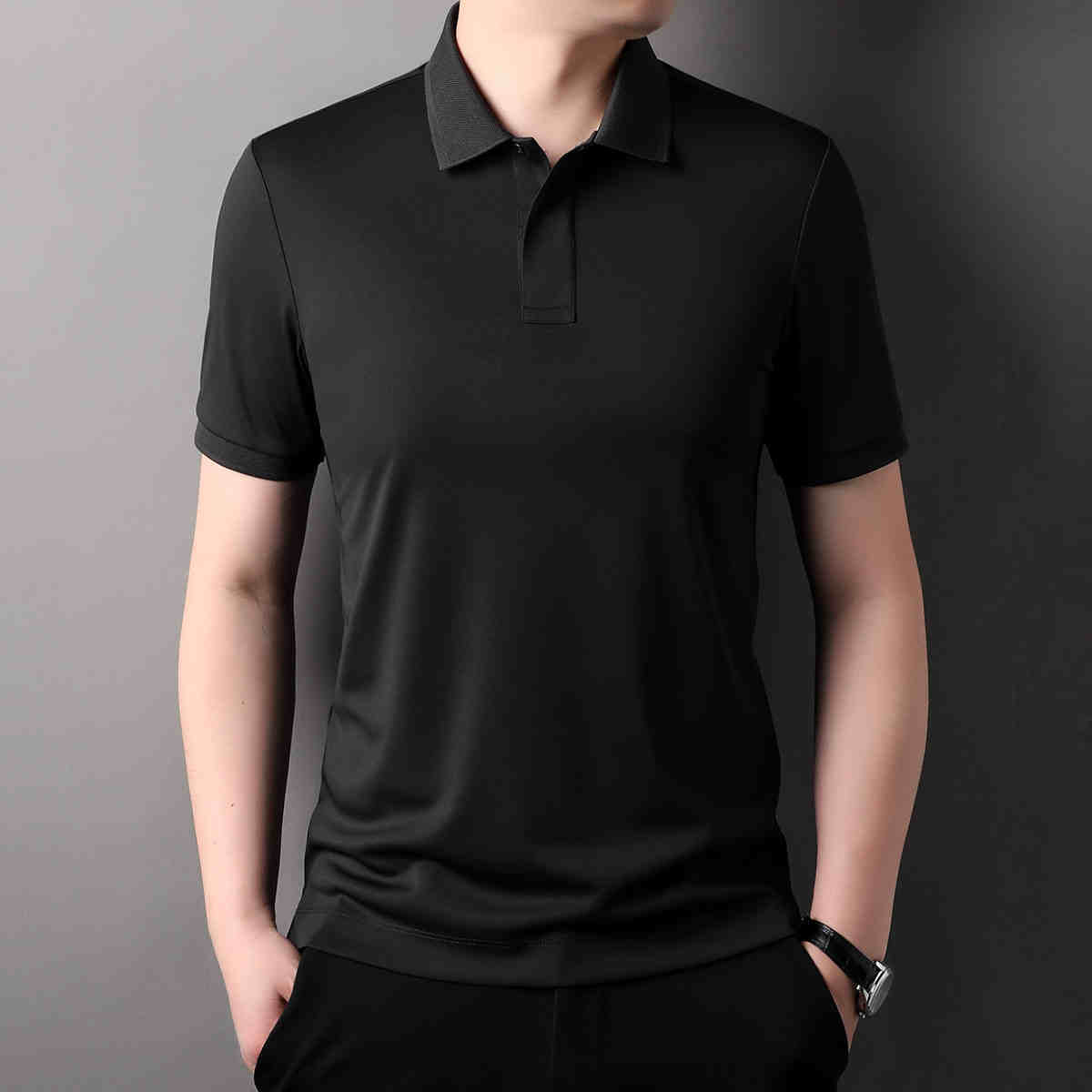 OC800: áo Polo nam ngắn tay áo thun nam mùa hè ve áo golf