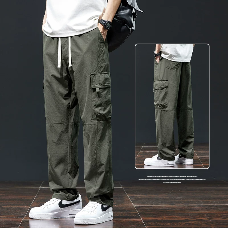 OH165: Quần Cargo nam Jeanswest kiểu mới, ống đứng rộng rãi, quần casual